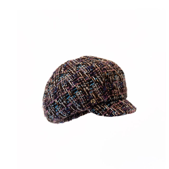 Casquette en tweed - Chan - Maison Fabienne Delvigne