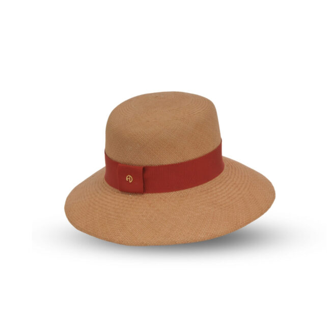 Fraline - caramel - chapeau soleil - Maison Fabienne Delvigne