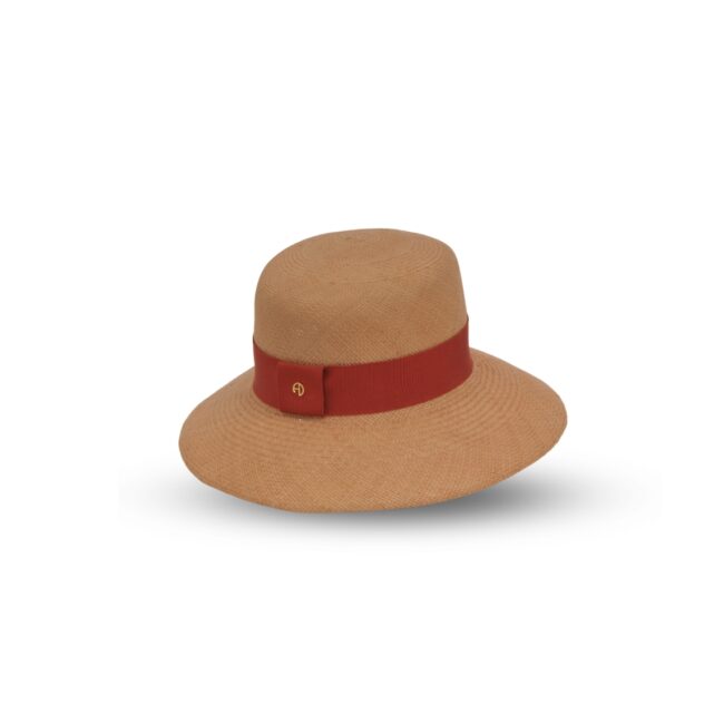 chapeau soleil - Fraline - caramel - Maison Fabienne Delvigne