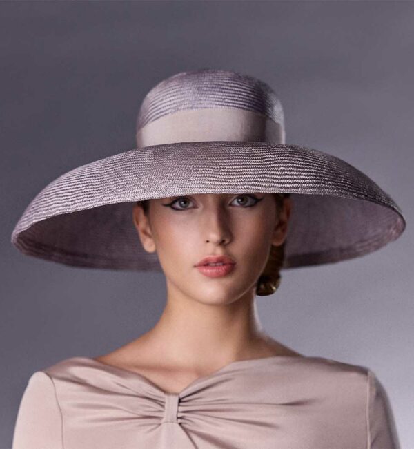 Grand Chapeau d'Été Élégant Maison Fabienne Delvigne New Hepburn