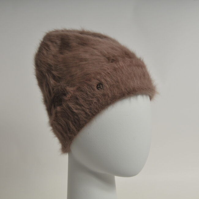 angora Brown beanie - Maison Fabienne Delvigne