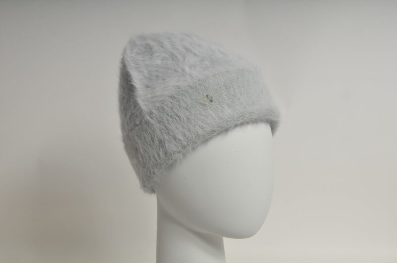 angora bonnet Grey - Maison Fabienne Delvigne