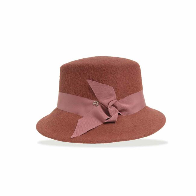 Anahit bell hat - Soft pink - Velvet Felt