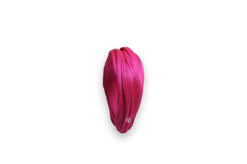 Serre-tête fuschia fibre de banane Maison Fabienne Delvigne Florentina