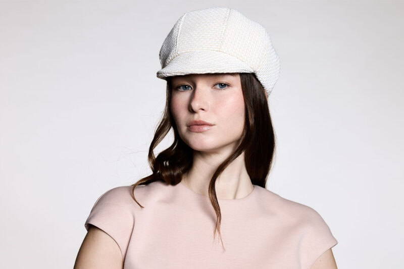 Casquette - Lina - blanc - collection casual - Maison Fabienne Delvigne