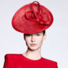 Chapeau Spectaculaire - Ozea - Rouge - Collection Couture Sculpted Lines - Maison Fabienne Delvigne