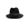 Fedora Panama - Fellini - bleu marine - arrière - collection casual - Maison Fabienne Delvigne