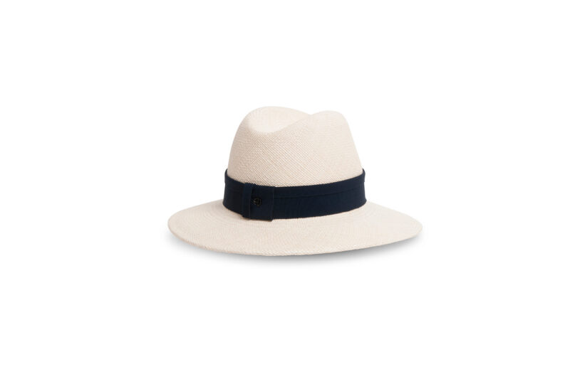 Fedora Panama - Leonardo 2- ruban uni - collection casual - Maison Fabienne Delvigne