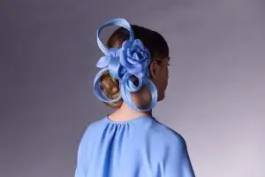 Floral headband – Vertigo Bleu – Maison Fabienne Delvigne