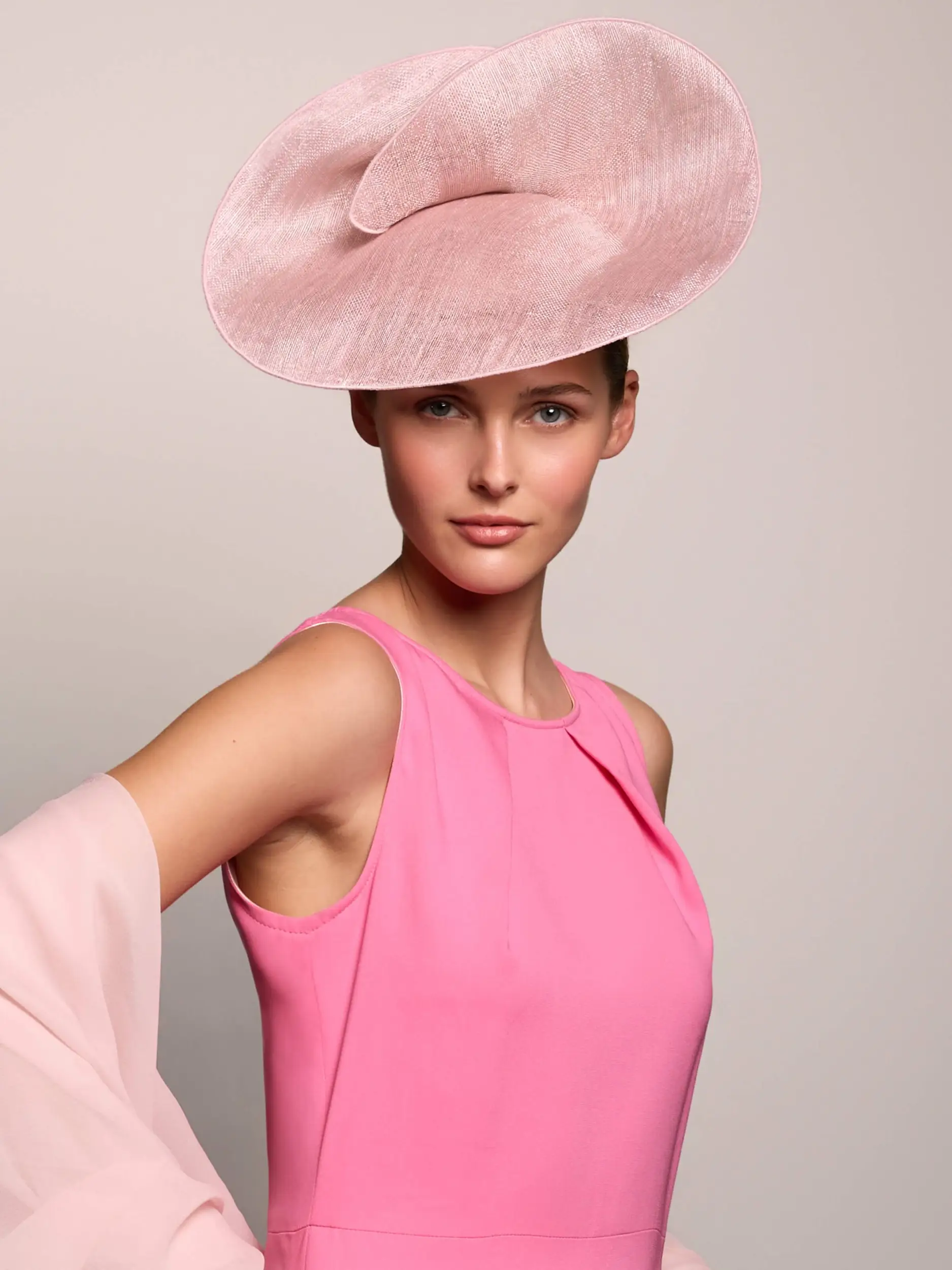 Mannequin wearing a pink