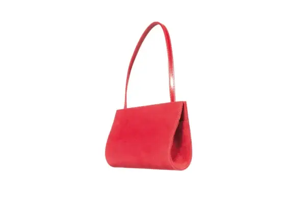 Colette - Pochette - Clutch - Red suede - Maison Fabienne Delvigne